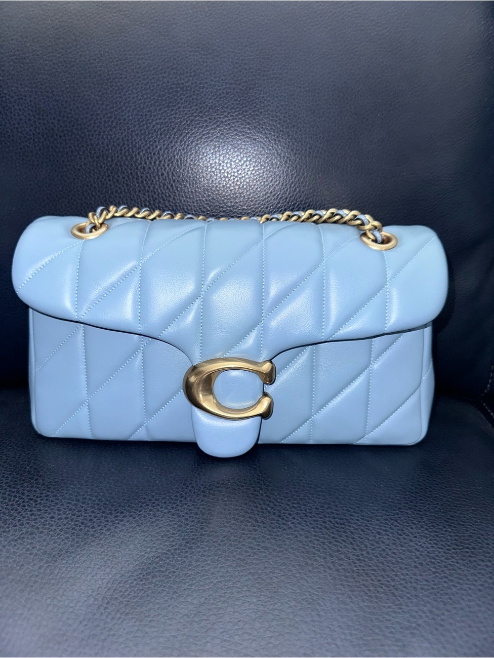 Coach Quilted Tabby 26 Bluebell